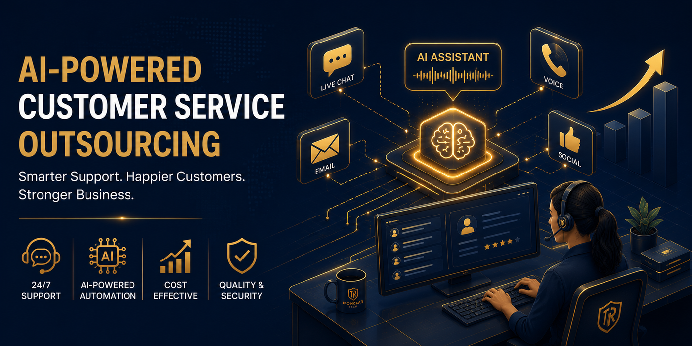 AI-powered customer service outsourcing